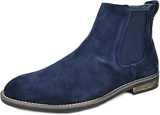 Bruno Marc Men's Suede Leather Chelsea Ankle Boots
