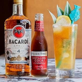 Fever Tree Distillers Cola - Premium Quality Mixer & Soda - Refreshing Beverage for Cocktails & Mocktails 200ml Bottles