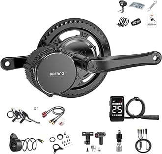 BAFANG 750W Mid Drive Kit,Mid Drive Ebike Conversion Kit Brushless Upgraded Motor with DZ40 Digital Display and 52T Chainring for Commuter Bike,Recumbent Trike,Mountain Bike,Cargo Bike