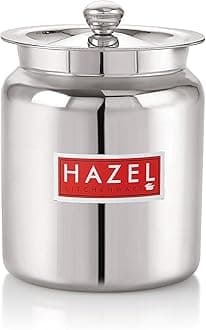 HAZEL 600 ML Stainless Steel Oil and Ghee Container for Kitchen | Multipurpose Oil Container