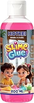 200 ml Pink Slime Glue DIY Magic Jelly Putty Toy for Making Maker kit Set Liquid Gel Games Birthday Gift Toys for Boys Girls Kids for Making Slime at Home 3 to 10 Years