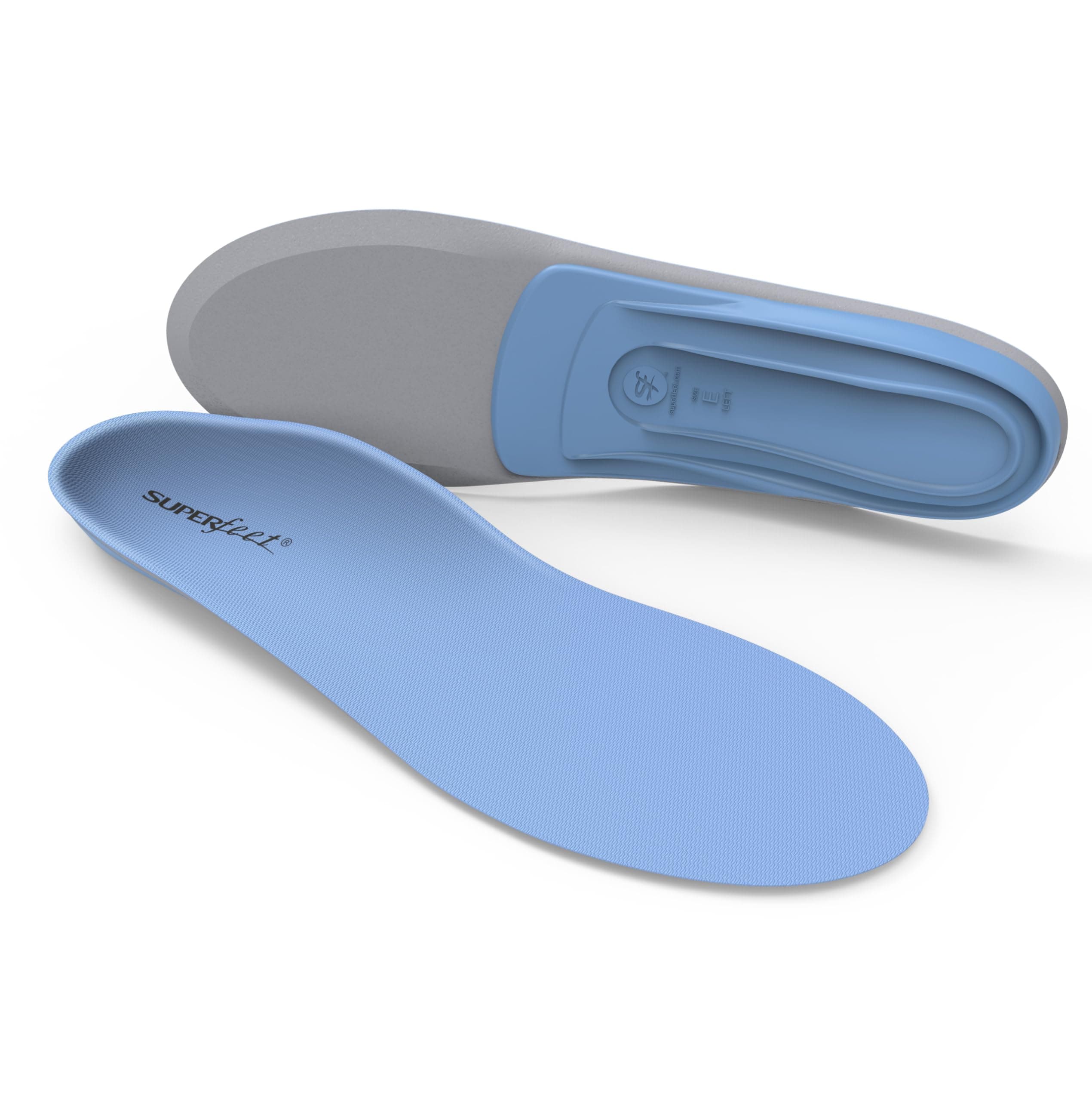 BLUE Insoles, Professional-Grade Orthotic Insert for Medium Thickness and Arch, Unisex, Blue, X-Large/F: 12.5+ Wmns/11.5-13 Mens