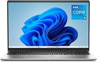 15 Laptop DC15250-15.6-inch FHD (1920x1080) 120Hz Display, Intel Core i5-1334U Processor, 16GB DDR4 RAM, 512GB SSD, Intel UHD Graphics, Windows 11 Home, Onsite Service - Platinum Silver