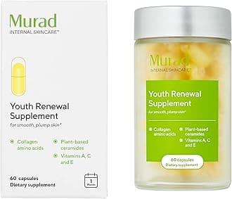 Murad Youth Renewal Supplement for Smooth, Plump Skin – Anti-Aging Beauty Supplement - Collagen and Ceramides Reduce Wrinkles and Fine Lines from Within