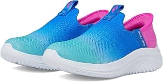 Skechers Girls' Ultra Flex 3.0 Colour Boost Trainers, Black-pink, 3.5 Big Kid