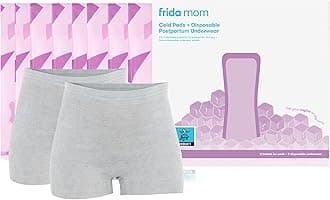 Frida Mom 2-In-1 Postpartum Absorbent Postpartum Perineal Ice Maxi Pads | Instant Cold Therapy Packs And Absorbent Maternity Pad In One Ready-To-Use Padsicle For After Birth