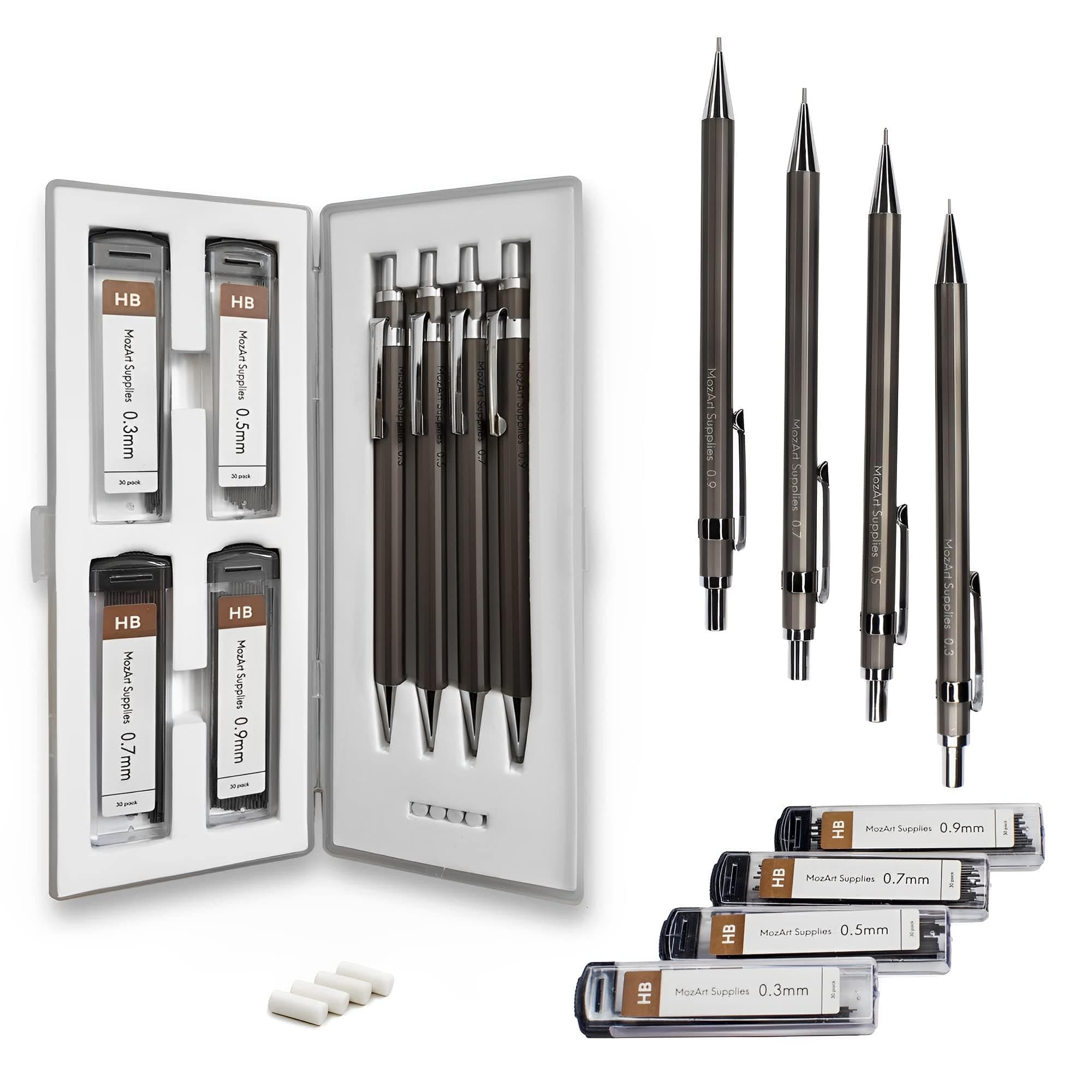Metal Mechanical Pencils Set