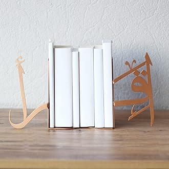 IWA Concept | IQRA Arabic Metal Bookend | Home Decor or Islamic Decor for Table or Shelves | Home Decorations for Ramadan Gifts | Eid Decorations | (Copper)