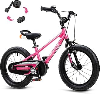 RoyalBaby EZ Kids Bike 12 14 16 18 20 Inch Balance Pedal 2-in-1 Training Bicycle Boys Girls Ages 3 to 12 Years Easy Learn for Beginners