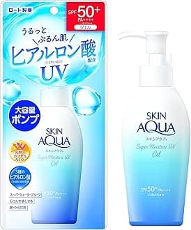 Skin Aqua UV Super Moisture UV Gel pump Sunscreen Fragrance-free SPF50+ / PA++++ (140g)