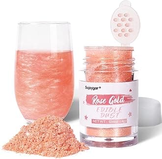 Rose Gold Edible Glitter