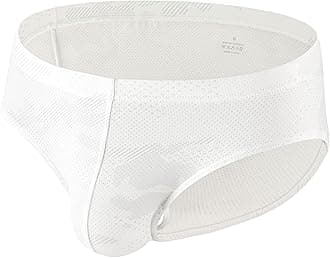 Mens Bikini Briefs Bulge Pouch Underwear Breathable Stretch Micro Mesh Briefs Undies Low Rise Underpants