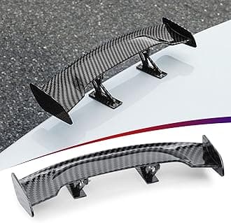 COGEEKUniversal Mini Spoiler Wing Carbon Fiber Real Tail Spoiler Wing Auto Exterior Accessories for All Car