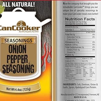 CanCooker Onion and Pepper Seasoning | Perfect Seasoning Blends for Grilling, BBQ, & Camping | Taste Great on Chicken, Meat, Fish, Beef, Veggies & More - 2 Pack