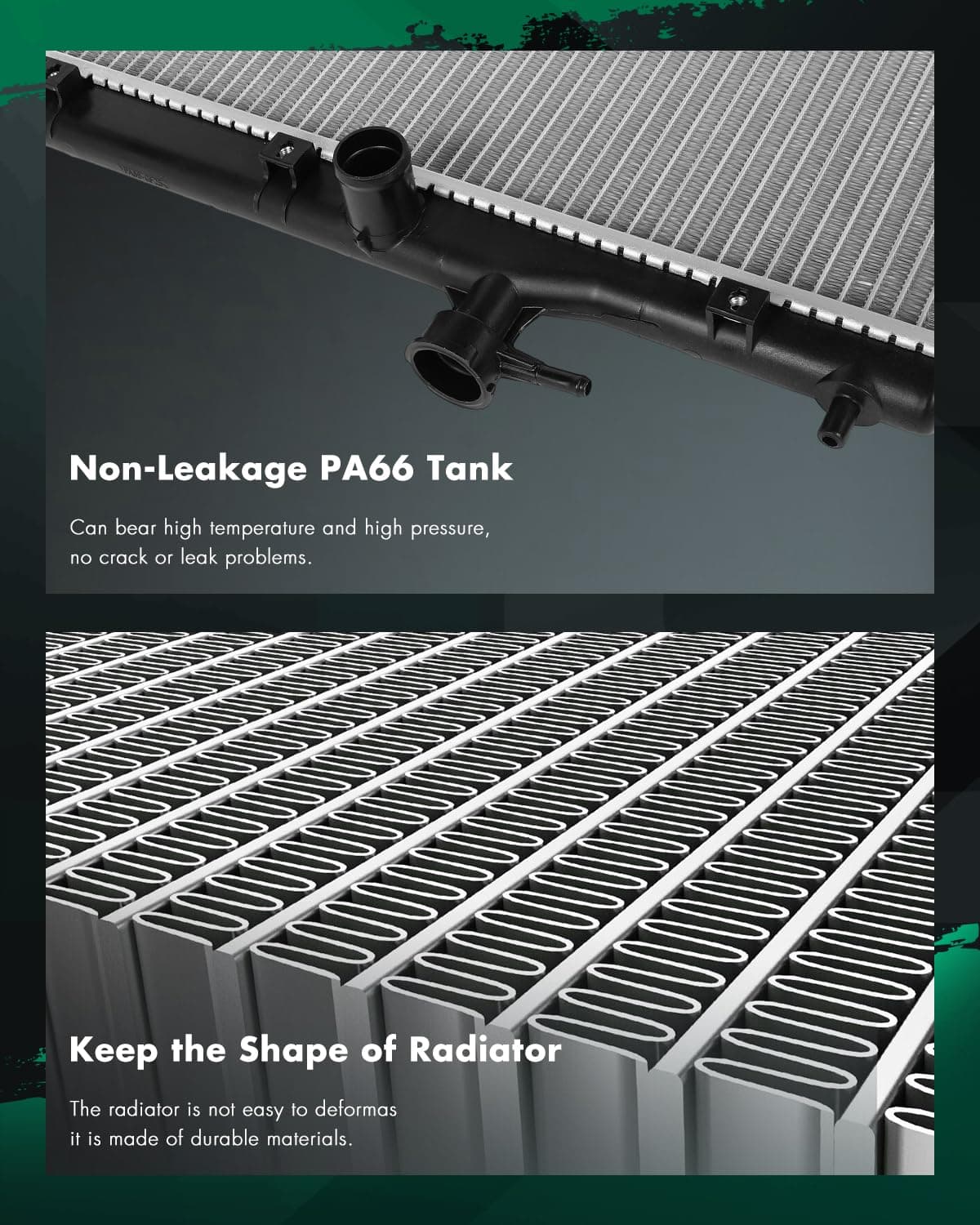 Engine Cooling Radiator Assembly Compatible with Honda CR-V CRV 2007 2008 2009, L4 2.4.L Replaces# 2954