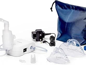 OMRON C803 Compact Compressor Nebuliser - Lightweight, Low Noise Nebuliser Machine for Adults and Kids in Treating Respiratory Conditions