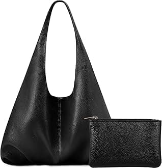 Slouchy Hobo Bags for Women Retro Vegan Leather Shoulder Handbags with Coin Purse