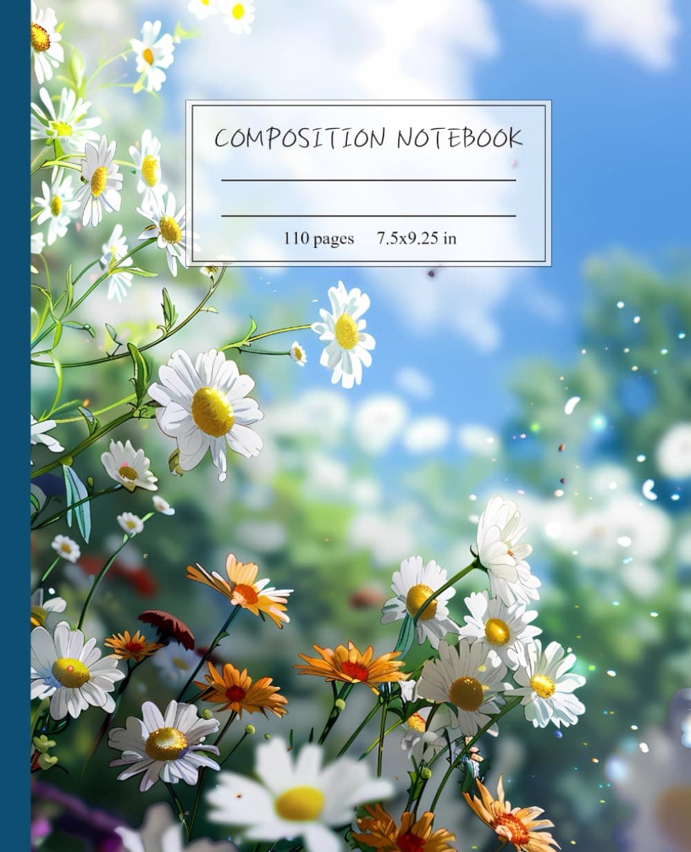 INGREEN'S Composition Notebook with Lovely illustration Volume #3: ideal for students, professionals, a romantic who loves plants and nature