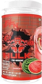 Pre-Workout (30 Servings) Premium Supplement for Enhanced Focus, Strength, Energy, and Pump 100% Dope-Free, Banned Substance Tested, 400g - Watermelon