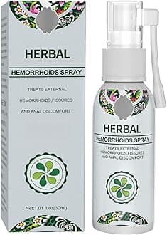 Herbal Hemorrhoids Spray for Soothing Relief 30ml, Provide Soothing Relief to Swollen, Painful Hemorrhoids, Natural Reduces Swelling and Discomfort, Internal and External Hemorrhoids