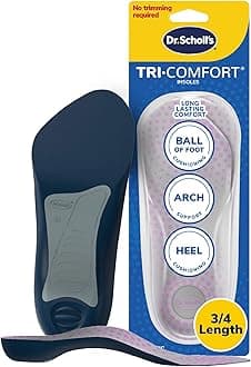 Dr. Scholl's Comfort Tri-Comfort Insoles for Women, 1 Pair, Size 6-10