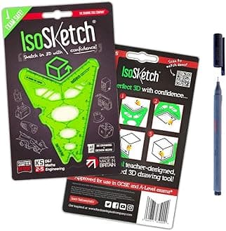 GREENBOX The Drawing Tool Company Isosketch 3D (Inc. Free Stabilo Fine Liner)