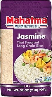 Mahatma Jasmine Long Grain Rice, 2lb Bag Mahatma