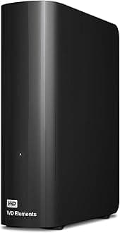 WD 10TB Elements Desktop Hard Drive - USB 3.0 - WDBWLG0100HBK-NESN