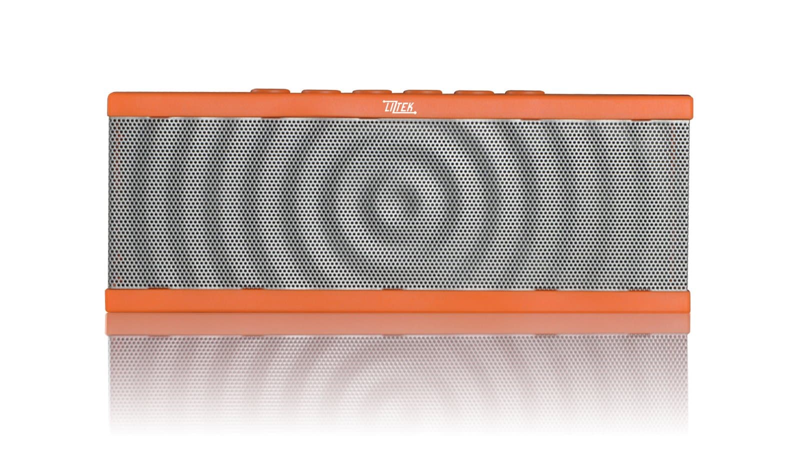 PSS-100 Portable Wireless Bluetooth Speaker with Built in Speakerphone, 8 Hour Rechargeable Battery (Orange)