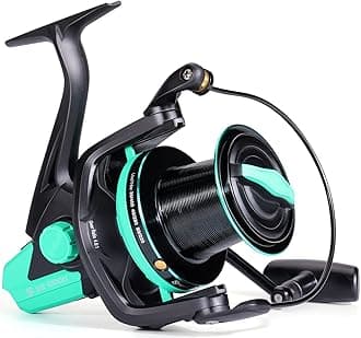 Sougayilang Spinning Reels 10000 Series Surf Fishing Reels,10+1 Stainless BB Ultra Smooth Powerful with CNC Aluminum Spool Fishing Reels for Saltwater Freshwater