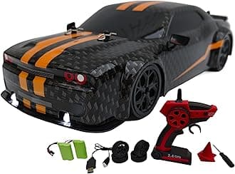 2.4G,1:14,High Speed Remote Control Drift Car,2 Rechargeable Battery,LED,Light up,up to 25Km/H,4WD Racing Fast Drift RC Car Vehicle Toys for Boys Girls, Xmas Birthday Gifts for Kids,1