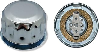 Hydraulic Oil and Fuel Filler Metal Vent Breather Cap for Reservoir Tank (Cap Only, Bayonet Lock, 304 (18/10) Grade Stainless Steel, Cork Gasketed)