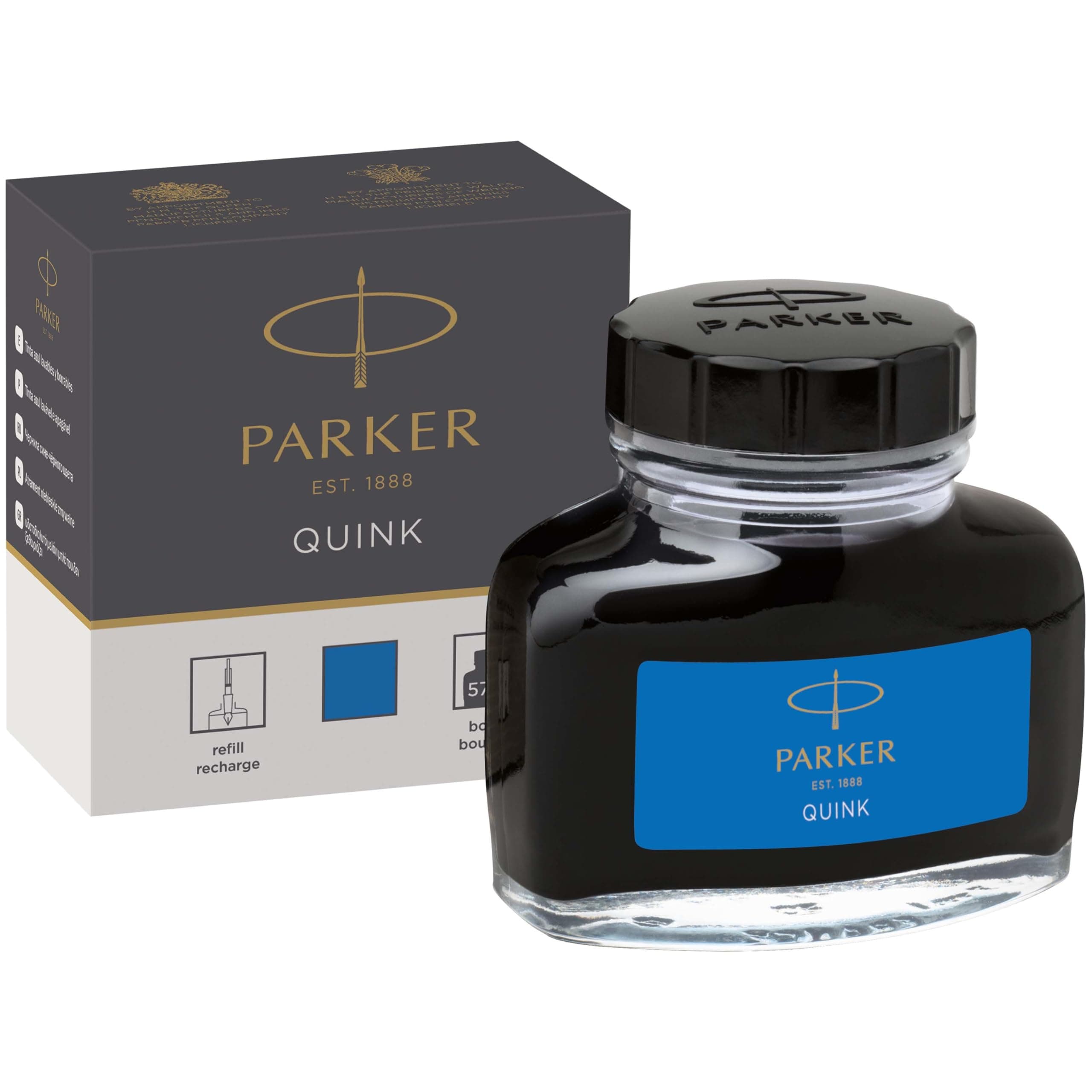 QUINK Ink Bottle, Washable Blue, 57 ml (1950377)