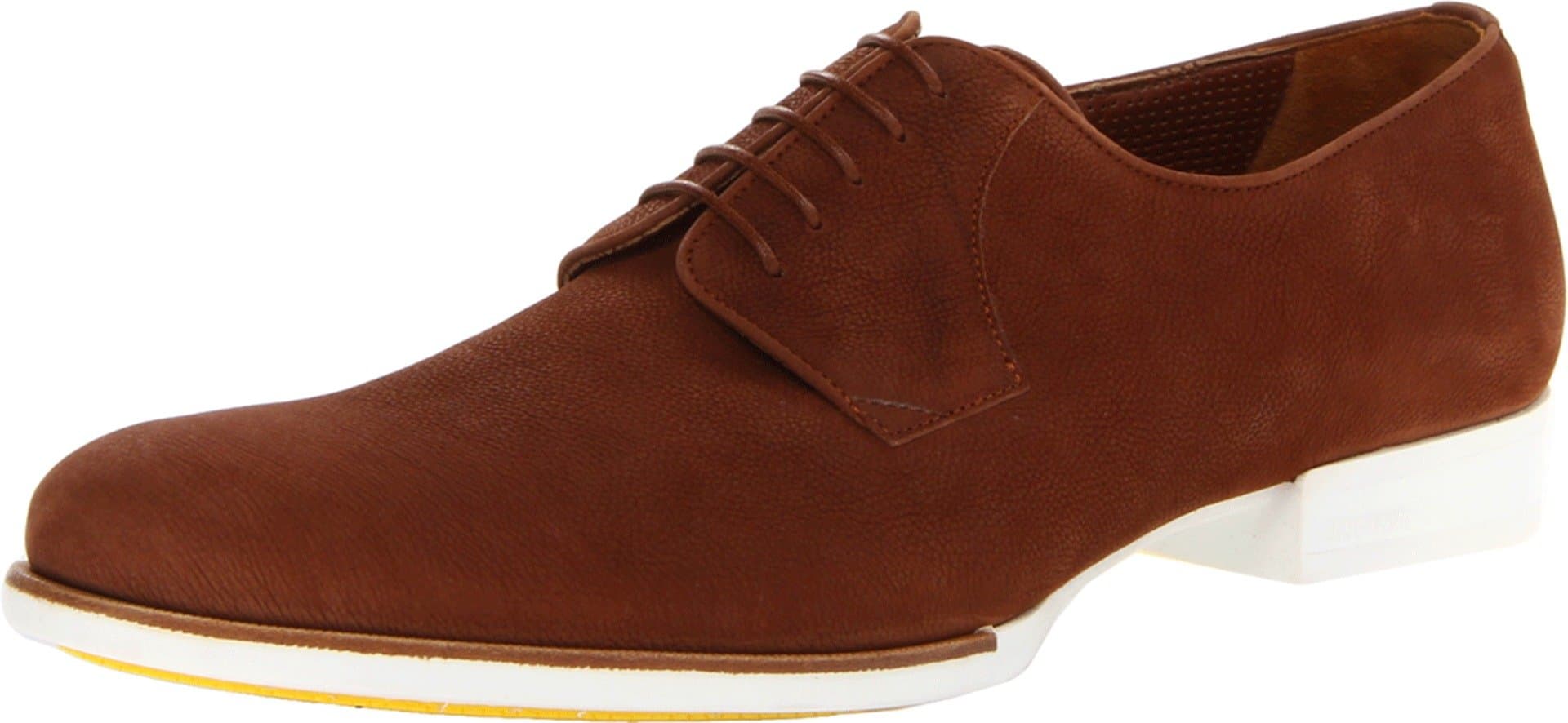 a.testoni Men's Sponge Calf Oxford