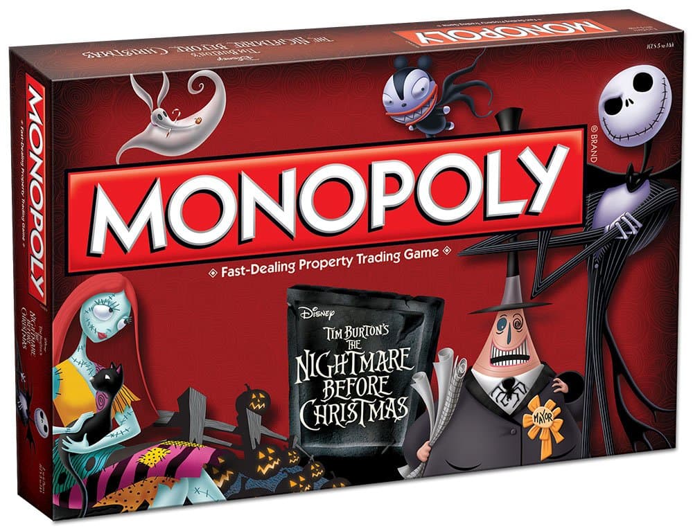 Monopoly Tim Burton's The Nightmare Before Christmas Board Game