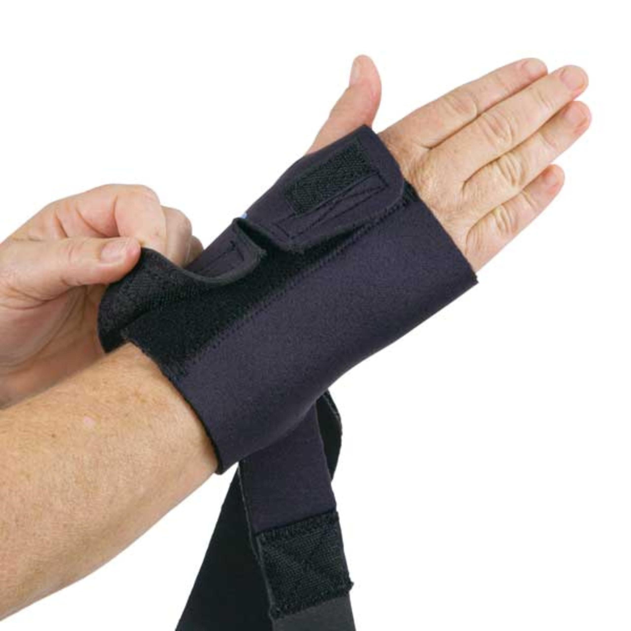 Ulnar Booster Wrist Brace - Breathable Neoprene Wrist Brace - Black, Right Hand, Small (5 to 6.25 inches)