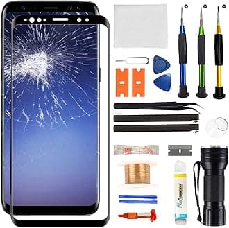 for Samsung Galaxy S9 Plus Screen Replacement,Replacement Screen for Galaxy S9 Plus Series 6.2 inch,Tempered Glass Replacement Kit with Repair Tools(NO OLED & Touch Digitizer)