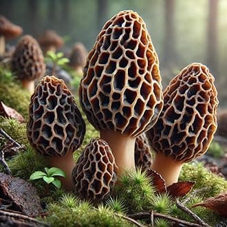 Black Morel Mushrooms Spores/Morchella elata/Non GMO/Heirloom