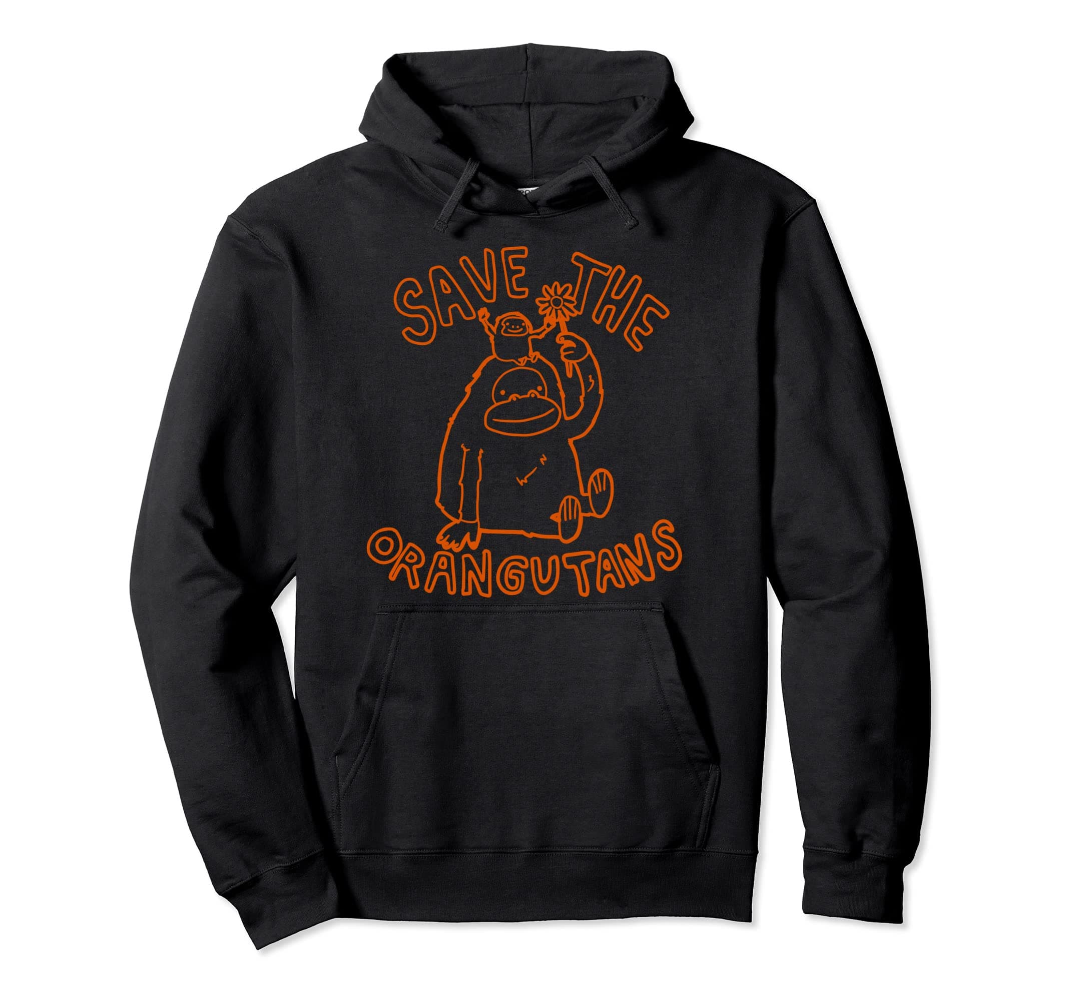 Save The Orangutans T-Shirt Pullover Hoodie