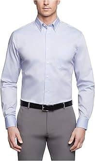 Van Heusen Men's Pinpoint Solid Shirt
