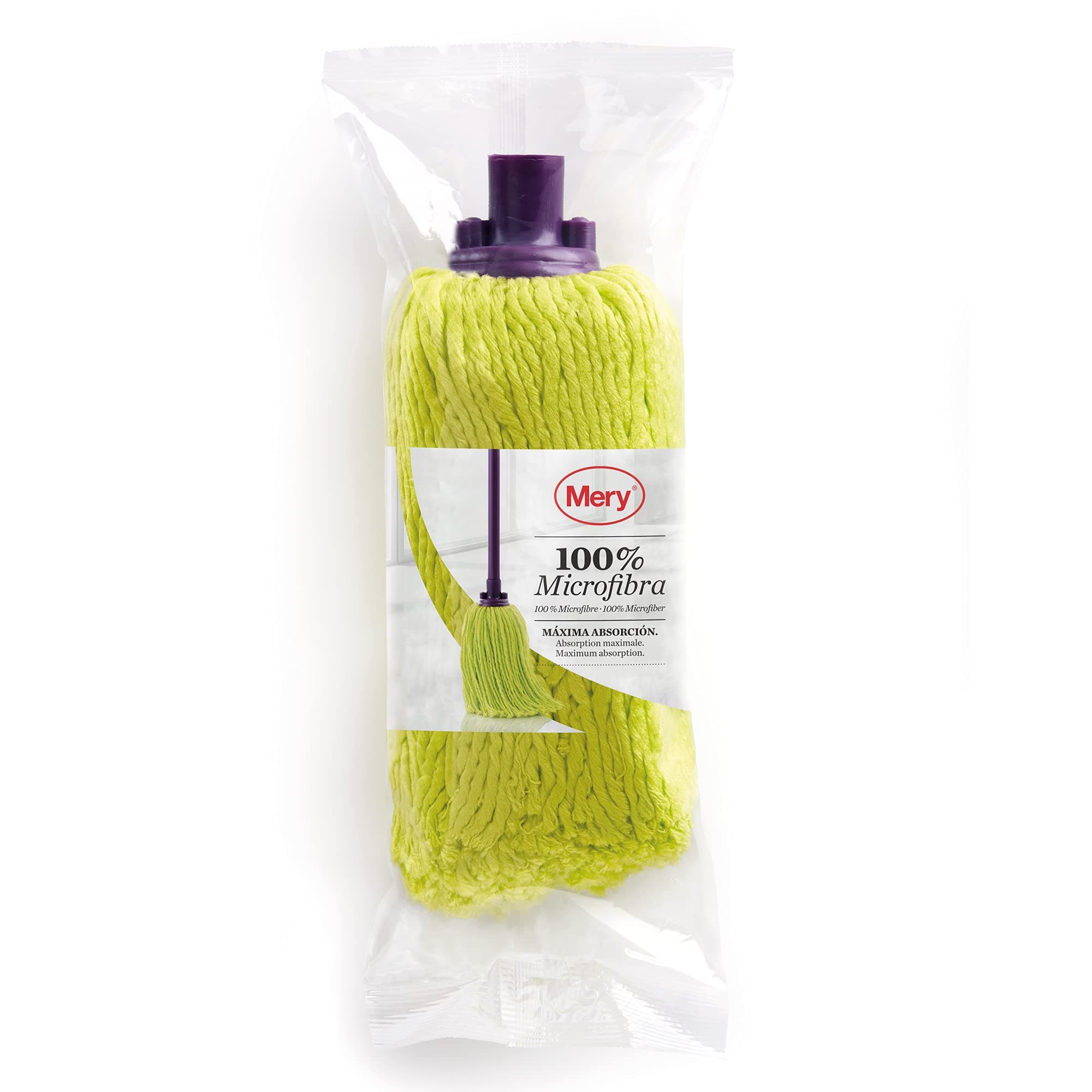 Mery Fregona Amarilla Microfib, Microfibre, Multicolor, One Size