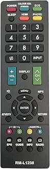 LipiWorld® RM-L1238 Universal LCD Led Tv Remote Control (Suitable - Sharp Led Old Exactly Same Will Only Work) Compatible with Sharp Tv Remote