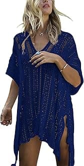 HARHAY Women's Summer Swimsuit Bikini 2023 Beach Swimwear Crochet Cover up