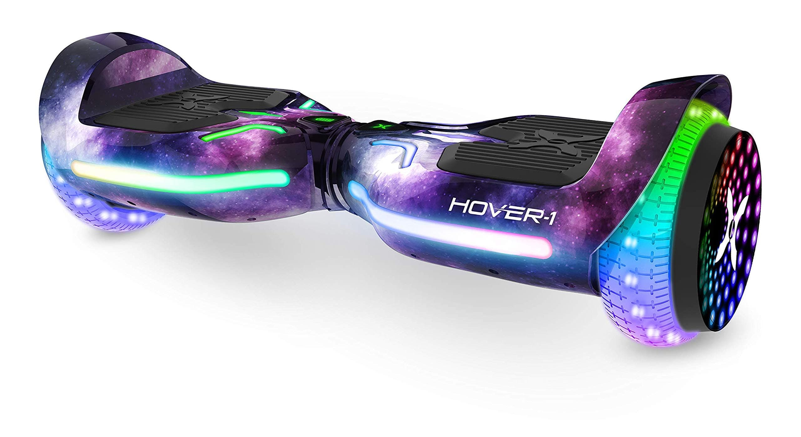 Hover-1 i100 Electric Hoverboard | 7MPH Top Speed, 10 Mile Range, 5HR Full-Charge, Built-In Bluetooth Speaker, Rider Modes: Beginner to Expert Self Balancing Scooter