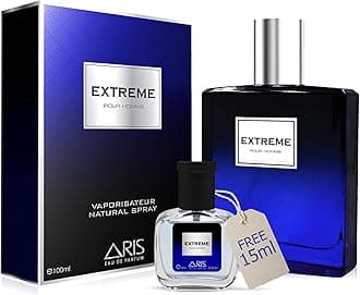 ARIS Extreme Eau de Parfum – Long-Lasting Woody Fragrance for Men – 100mL Perfume Spray with Bonus 15mL Perfume Sample (Randomly Selected)