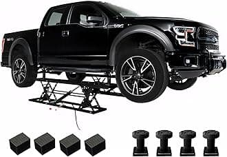 Jocisland Portable Car Lift, Capable of Lifting 7000 LBS Quick Jack with a Maximum Height of 28", Car Lifts for Home Garage and Shop