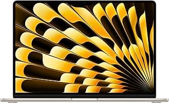 2025 MacBook Air 15-inch Laptop with M4 chip: Built for Apple Intelligence, 15.3-inch Liquid Retina Display, 16GB Unified Memory, 512GB SSD Storage, 12MP Center Stage Camera, Touch ID; Starlight