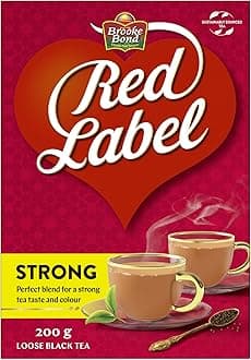 Brooke Bond Red Label Black Loose Tea, 200G