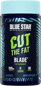 Blue Star Nutraceuticals Blade - Thermogenic Fat Burner - w/Advantra Z - Fight Fat and Blunt Hunger | Metabolic Support - 120 Veggie Capsules