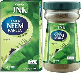 Jamun Neem Karela Powder Pack of 1 (200g) Natural Ingredients & Vitamin C|Natural Detoxifier| Improves Immune System|Regulates Metabolism |skin Purfiier